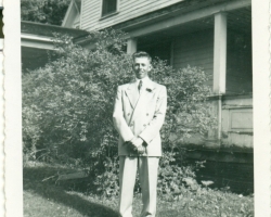 Ron's confirmation picture